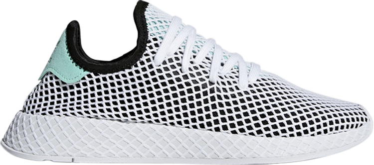 Кроссовки Adidas Deerupt 'Black Easy Green', черный B28076 | Black фото 1