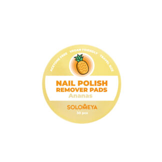 Nail polish remover pads acetone free Ananas Салфетки для снятия лака без а