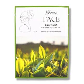 GRACE FACE Тканевая увлажняющая и тонизирующая маска для лица с экстрактом