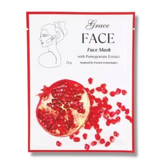 GRACE FACE Тканевая увлажняющая и тонизирующая маска для лица с экстрактом