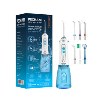 PECHAM Ирригатор для полости рта портативный PECHAM Active White