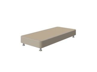 Мягкая Кровать BoxSpring Home (Экокожа Бежевый) 160x200