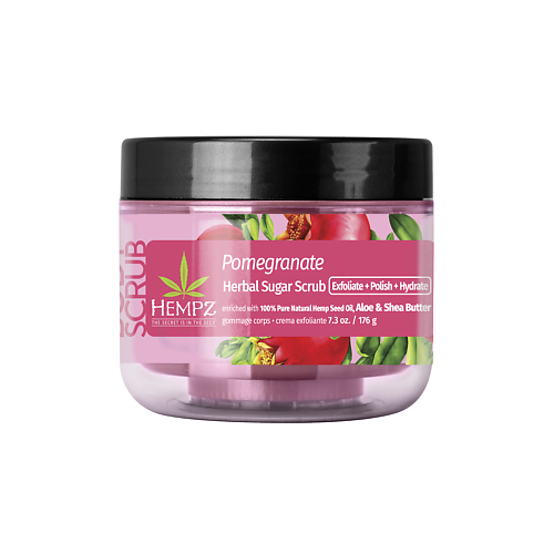 HEMPZ Скраб сахарный для тела Гранат /Pomegranate  Sugar Scrub 176.0 MPL326827 фото 1