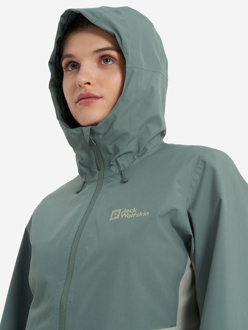 Куртка мембранная женская Jack Wolfskin Weiltal, Зеленый 1115942J01-4311 фото 1