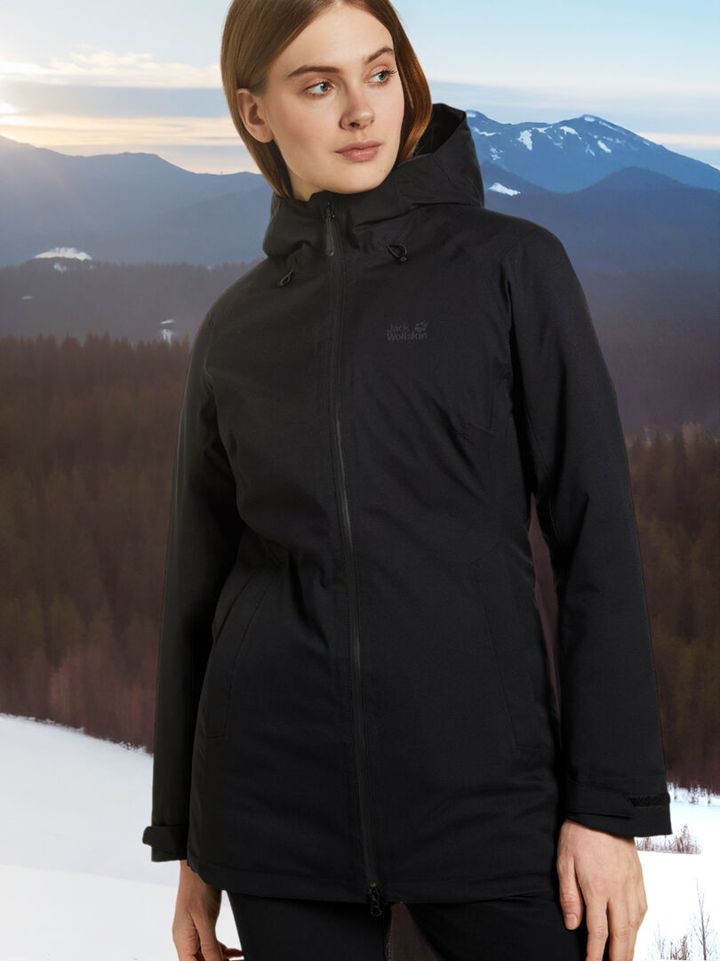 Куртка утепленная женская Jack Wolfskin Stirnberg, Черный 1115451J01-6000 фото 1