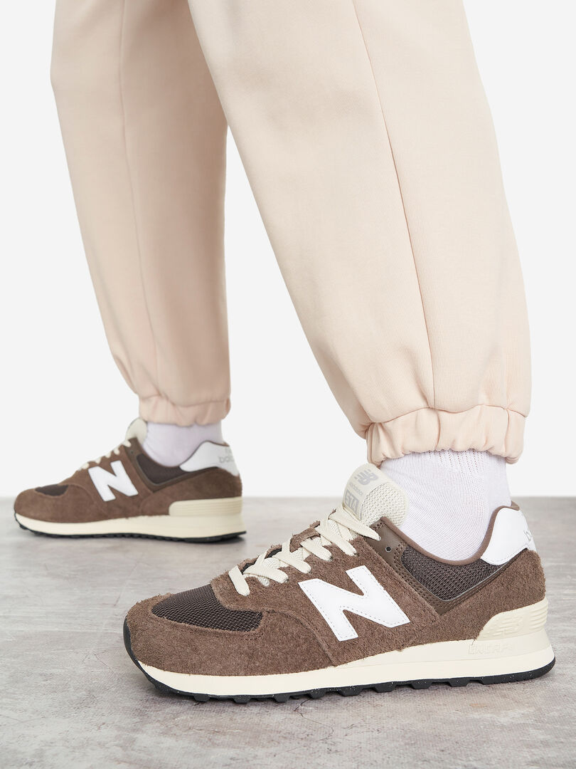 Кроссовки женские New Balance 574, Коричневый U574RBIN04-. фото 1