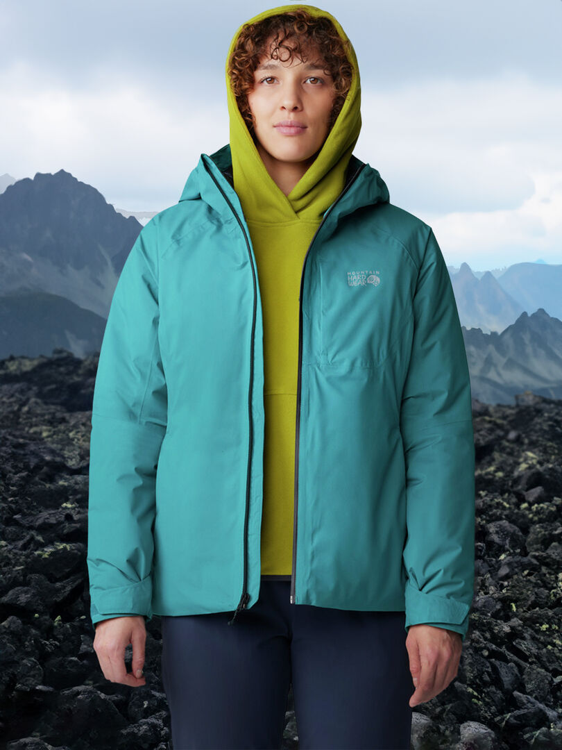 Куртка утепленная женская Mountain Hardwear Stretch Ozonic, Голубой 2092841MHW-340 фото 1