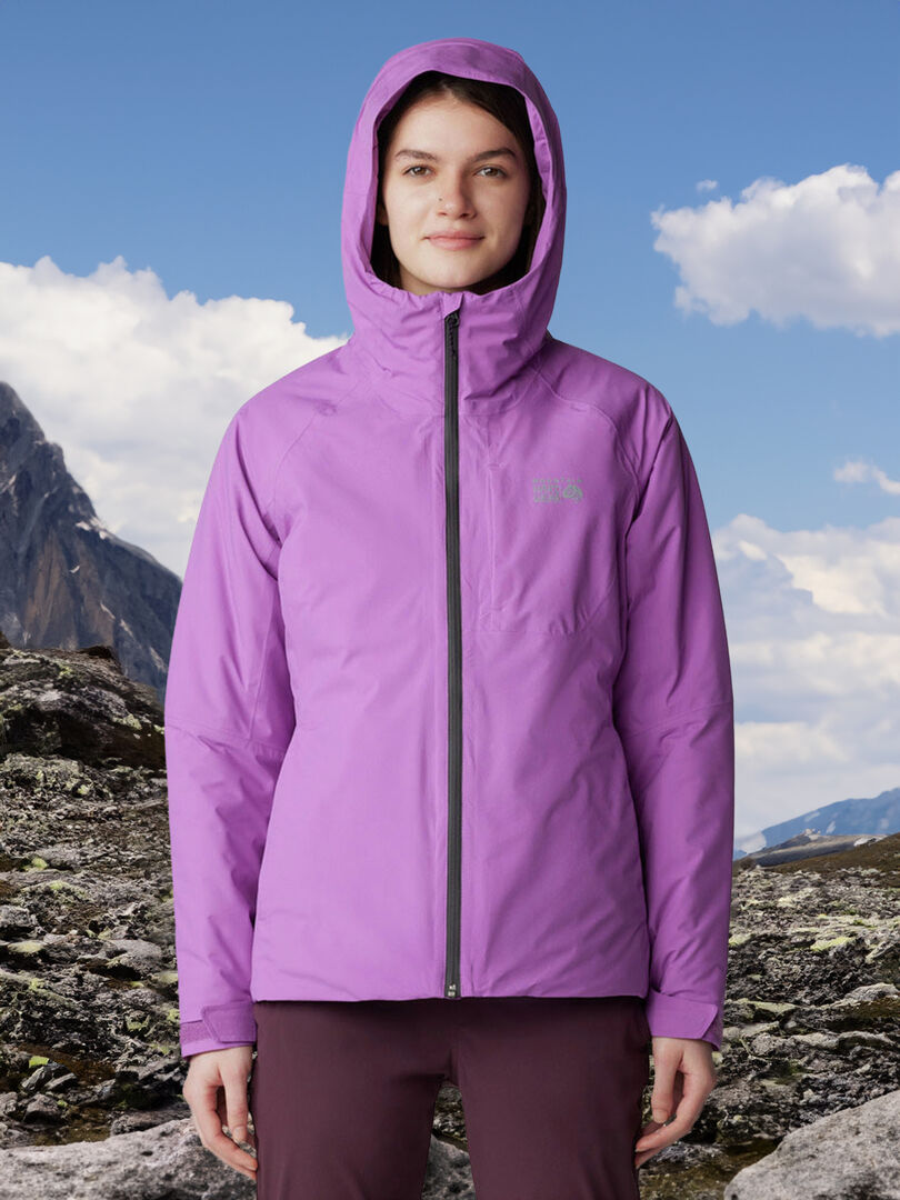 Куртка утепленная женская Mountain Hardwear Stretch Ozonic, Фиолетовый 2092841MHW-537 фото 1