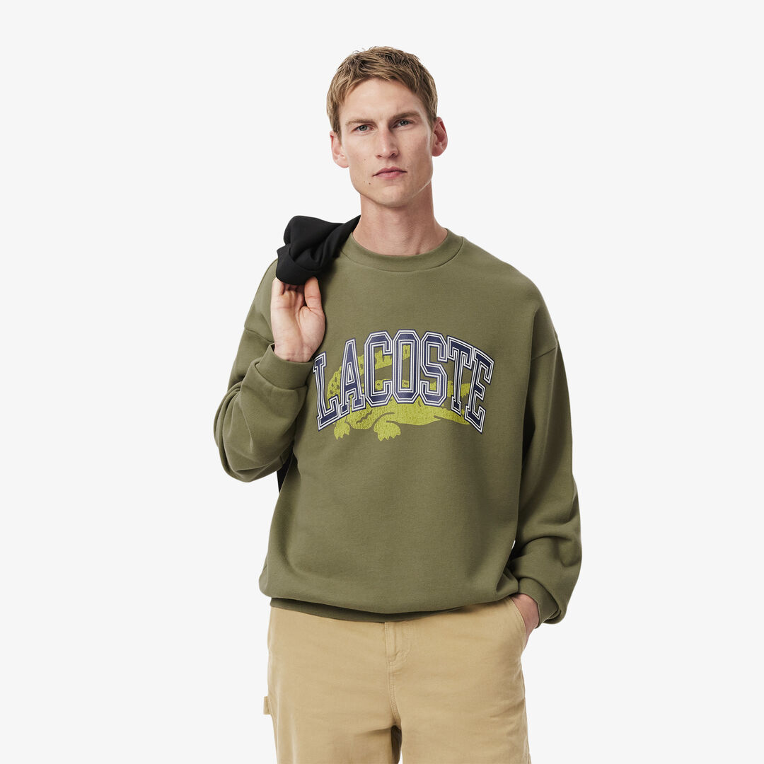 Мужская флисовая толстовка Lacoste Loose Fit фото 1