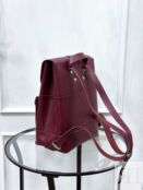 Женский кожаный рюкзак сангрия B010 sangria grain B010 sangria grain фото 2