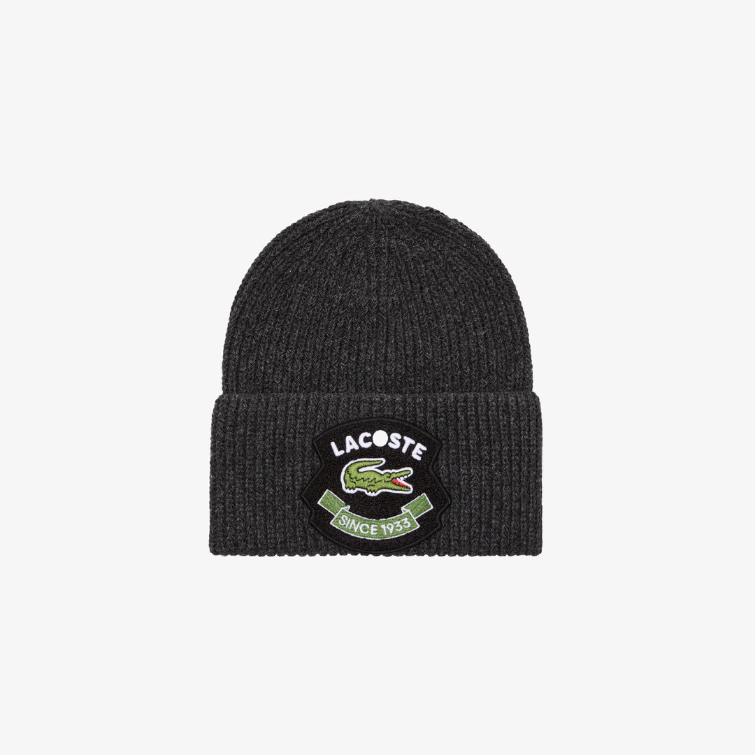 Вязаная шапка Lacoste фото 1