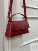 Женская кожаная сумка красная A044 ruby mini A044 ruby mini фото 3
