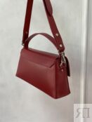 Женская кожаная сумка красная A044 ruby mini A044 ruby mini фото 4