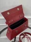 Женская кожаная сумка красная A044 ruby mini A044 ruby mini фото 5