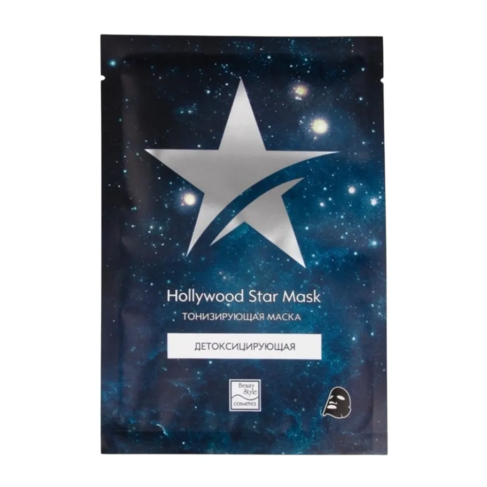 BEAUTY STYLE Маска тканевая детоксицирующая тонизирующая / Hollywood Star M 4516426K фото 1