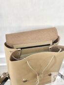 Женский кожаный рюкзак бежевый B007 beige grain B007 beige grain фото 4