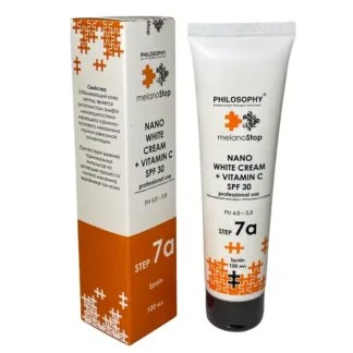 6a Отбеливающий нано крем SPF30 с витамином С Melanostop Whitening Cream