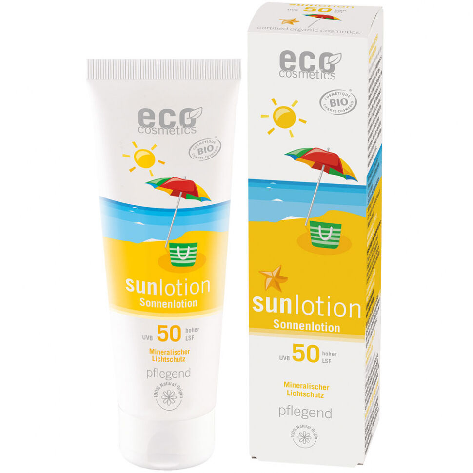 ECO-Cosmetics Солнцезащитный лосьон SPF 50 125 мл фото 1