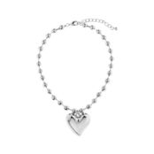 Колье Hefty Heart Necklace – Silver PLAIN STUDIO фото 1