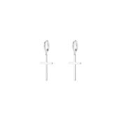 Серьги Simple Cross Earrings FREE FORM фото 1