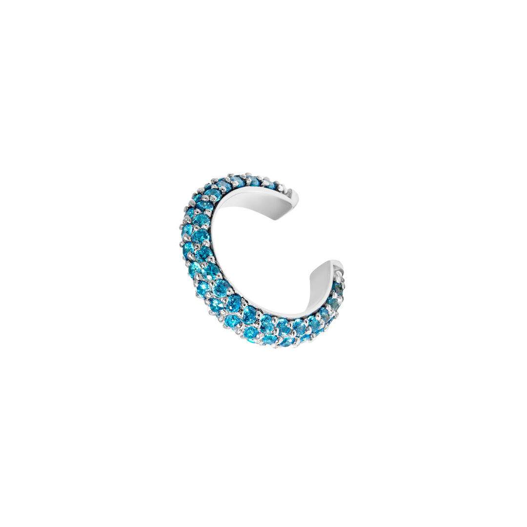 Кафф Scattering Cuff - Silver Blue BON BON фото 1