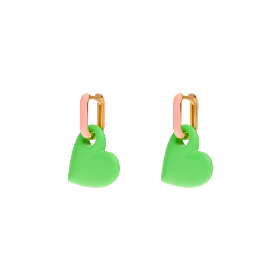 Серьги The Loveliest Earrings – Green and Coral MER'S фото 1