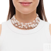 Колье Layered Pearl Necklace HOLLY JUNE фото 2