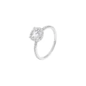 Кольцо Hefty Ring Silver - Crystal BON BON фото 3