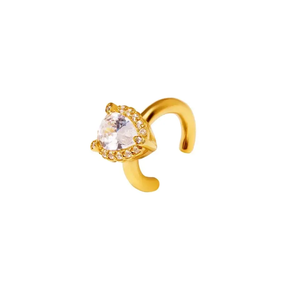 Кафф The Gold Pear Cuff - Crystal BON BON фото 1