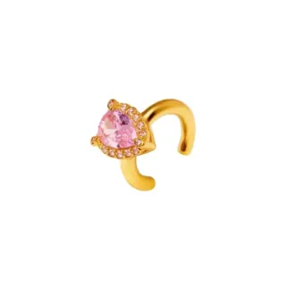 Кафф The Gold Pear Cuff - Pink BON BON