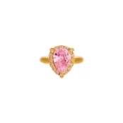 Кафф The Gold Pear Cuff - Pink BON BON фото 3