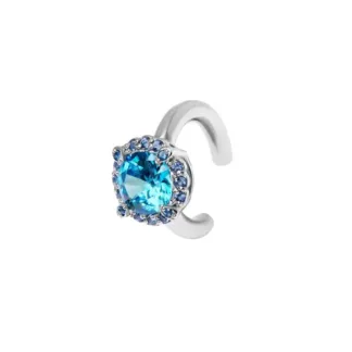 Кафф Hefty Cuff Silver Blue BON BON