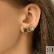 Серьги Grass Earrings - Rhodium PHENOMENAL STUDIO фото 2