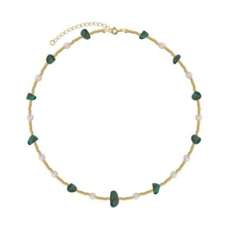 Колье Malachite Necklace PHENOMENAL STUDIO