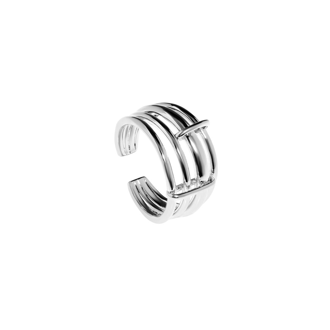 Кольцо Silver Ring Four Strands FREE FORM фото 1