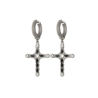 Серьги Vintage Silver Black Earrings LA CONCEPTION DE SAFINA ANTONINA