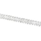 Колье Zig Zag Riviere Rhodium Necklace FALLON фото 3