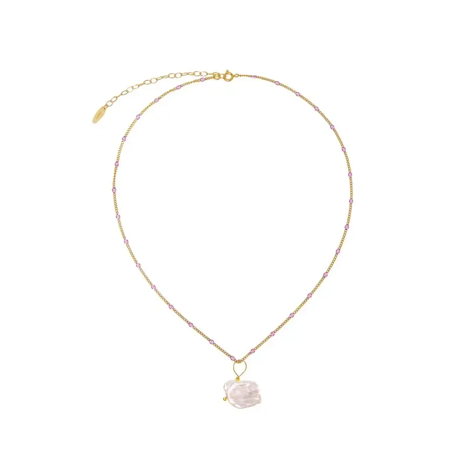 Колье Galini Pearl Charm Necklace HERMINA ATHENS фото 1