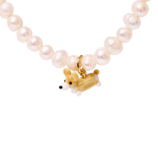 Колье Favorite Fluffy Pearl Necklace - Dog HOLLY JUNE