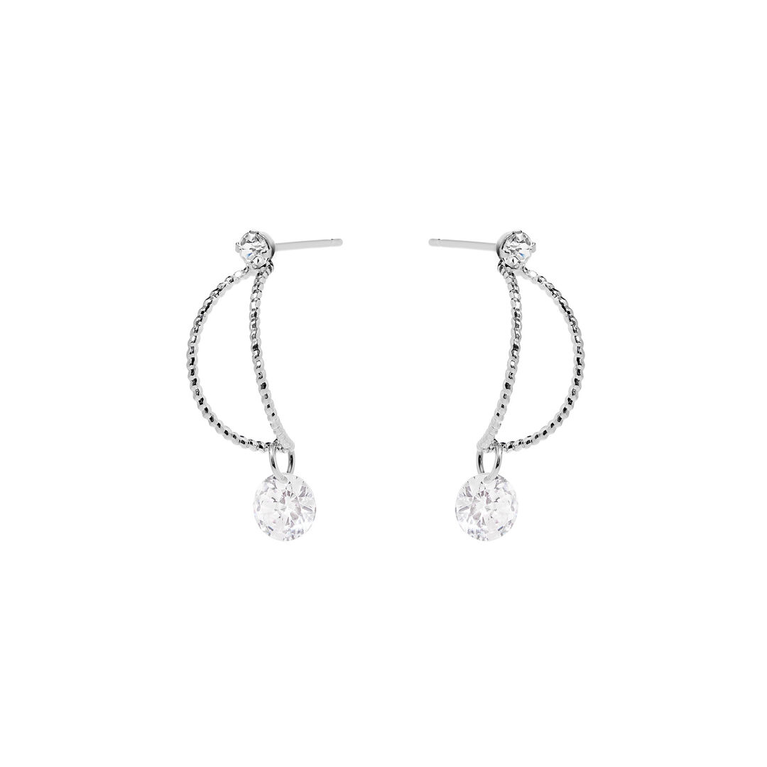 Серьги The Trembling Crystal Earrings BLING BLING фото 1