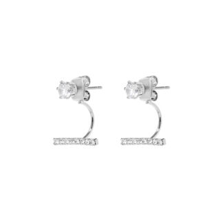 Серьги Horizontal Strip Earrings BLING BLING