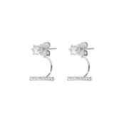 Серьги Horizontal Strip Earrings BLING BLING фото 1