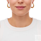 Серьги Patterned Hoop Earrings PLAIN STUDIO фото 2