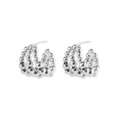 Серьги Wide Balls Earrings - Silver MYSTIQUE MIRAGE фото 1