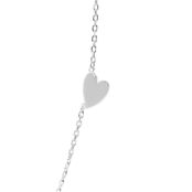 Колье Silver Thin Heart Necklace BLING BLING фото 3