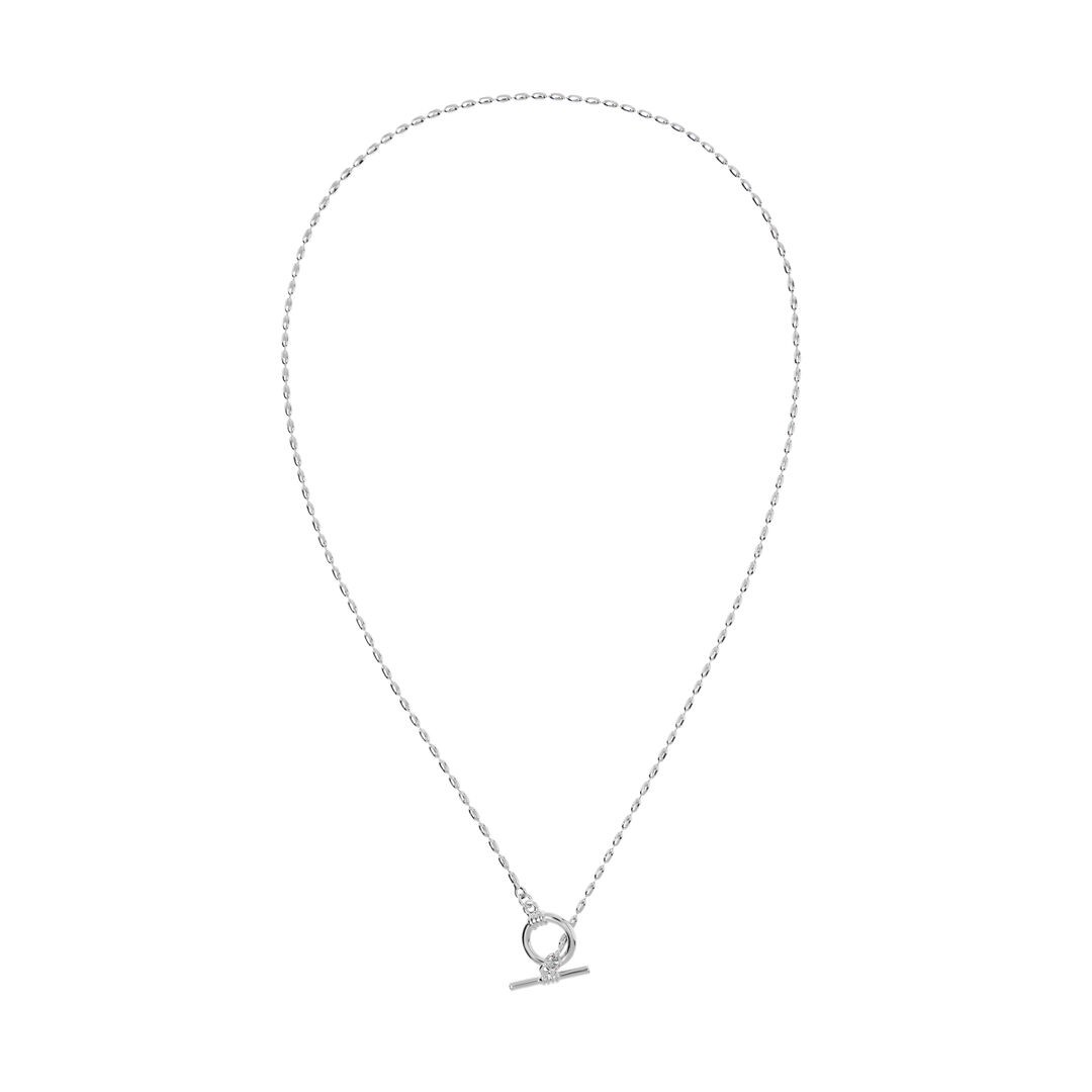 Колье Subtle Line Necklace – Silver PLAIN STUDIO фото 1