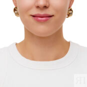 Серьги Racetracking Earrings – Gold PLAIN STUDIO фото 2