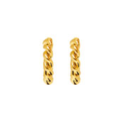 Серьги Simple Wreathy Earrings - Gold PLAIN STUDIO фото 3