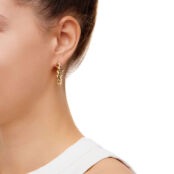 Серьги Simple Wreathy Earrings - Gold PLAIN STUDIO фото 4