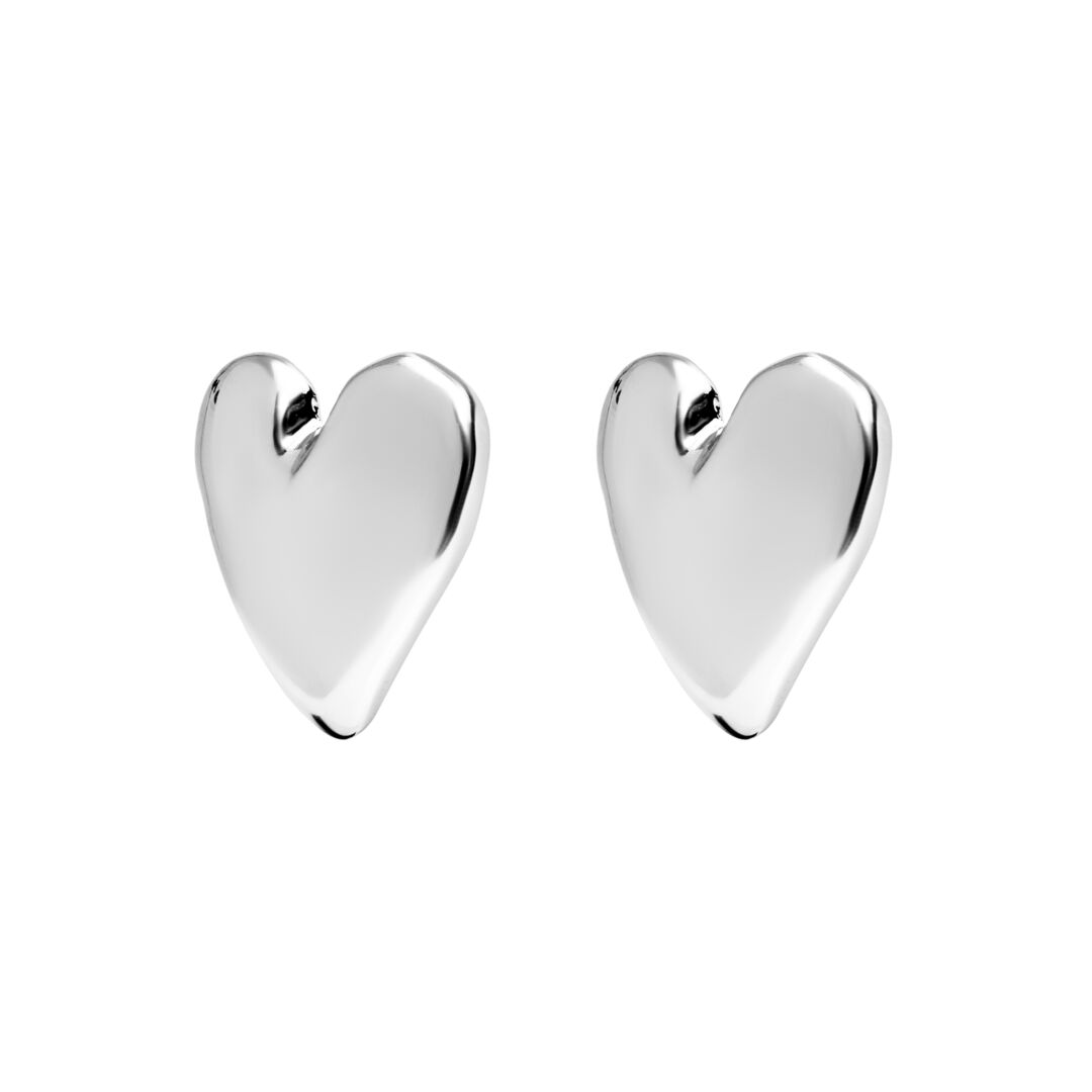 Серьги Basic Heart Earrings – Silver MYSTIQUE MIRAGE фото 1